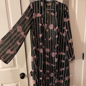 Sheer Floral Kimono